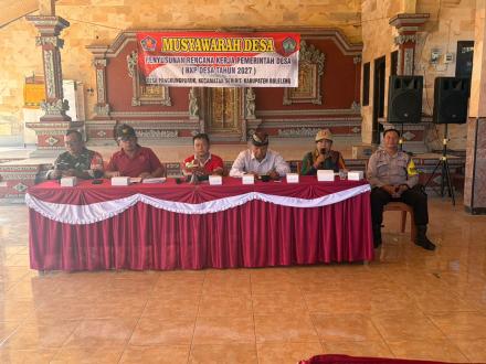 Musyawarah Desa Penyusunan RKP Desa Tahun 2027, tanggal 03 Juli 2026